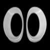 Follow Me Fursuit Eye Blanks Toony Variety, for Fursuiting, For Furries and Cosplay - DIY - eb12 - FurryBay (White, Size-7 is 5.0x4.6 or 127mm x 117mm) view 4