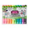 Tulip 12 Packs: 10 ct. (120 total) Fabric Markers Brush Tip Neon view 1
