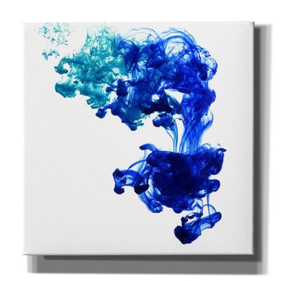 Epic Graffiti 'Saphire Tear' by Epic Portfolio, Canvas Wall Art, 12"x12"