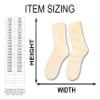 Unfinished Wood Socks Shape Craft up to 46" DIY 20" / 1/4" view 2