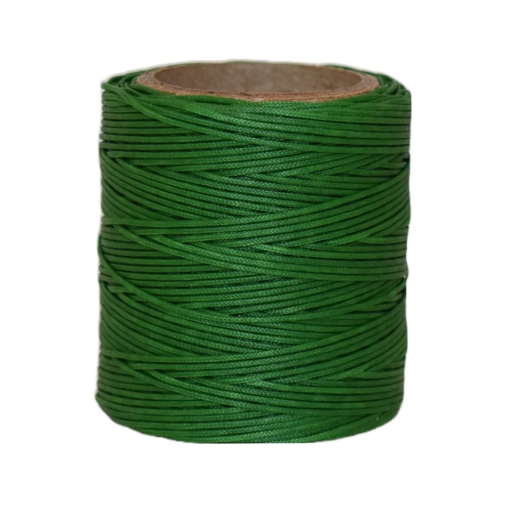Maine Thread Braided Waxed Polycord, 70 Yards, Shamrock (.040")