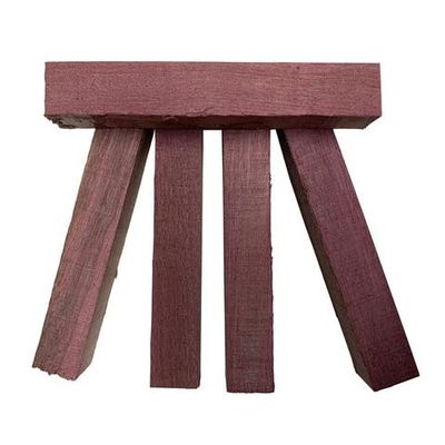 Exotic Wood Zone | Pack of 24 - Purpleheart Pen Blanks | 3/4" x 3/4" x 6"