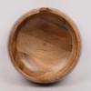 EDHAS Acacia Wood Yarn Bowl Holder | Handmade Holder with Holes | Yarn/Wool/String Storage Accessory (7" x 7" x 4") view 3