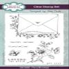 Creative Expressions Sam Poole Floral Envelope 6 in x 4 in Clear Stamp Set view 2