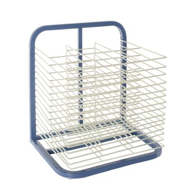 Kaplan Early Learning Tabletop Multipurpose Drying Rack, 15 Shelf Artwork Storage Rack for Classroom or Home Use
