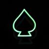 LEGEEON Spade PVC Cat Eye Patch (Glow in the Dark) view 3