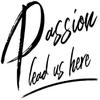 Infusion Passion Lead us Here Rubber Stamp, 1 X 2 Wood Stamp view 2