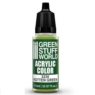 Green Stuff World for Models and Miniatures Acrylic Color Rotten Green 3230