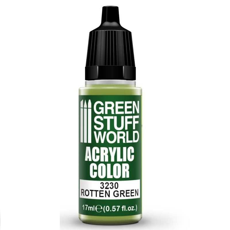 Green Stuff World for Models and Miniatures Acrylic Color Rotten Green 3230