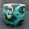 Ceramic Yarn Bowl Holder, 7 x 4 Inches Knitting Yarn Bowls with Holes Crochet Bowl Holder Handmade Yarn Storage Bowl for Knitting Crocheting Accessories. (9) view 1