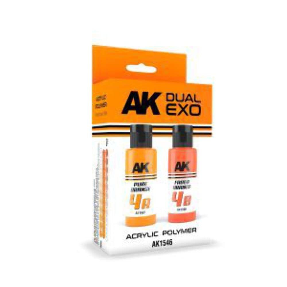 AK Interactive Pure Orange & Faded Orange Set (2 x 60ml)