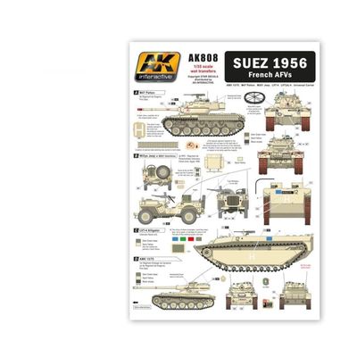 Duez 1956 French AFVs Wet Transfer