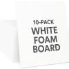 14x14 White Foam Boards 3/16" White Foam Core for Picture Frame Backings & Craft Projects Pack of 10 view 1