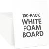 10x14 White Foam Boards 3/16" White Foam Core for Picture Frame Backings & Craft Projects Pack of 100 view 1