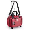 BatlFrist Rolling Sewing Machine Bag with Universal wheels,Sewing Machine Carrying Case with YKK zipers, Compatible most Standard Brother, Singer, Bernina, Sewing Machines(red) view 1