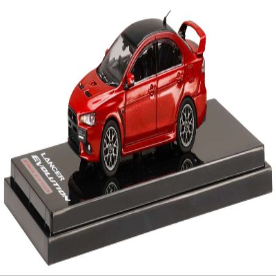 1/64 Mitsubishi Lancer Evolution 10 Final Edition Red Metallic/Carbon Roof