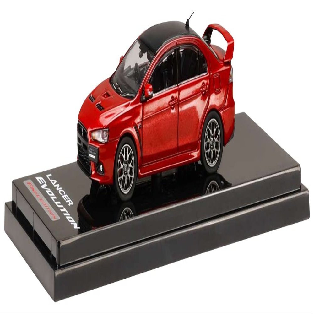 1/64 Mitsubishi Lancer Evolution 10 Final Edition Red Metallic/Carbon Roof