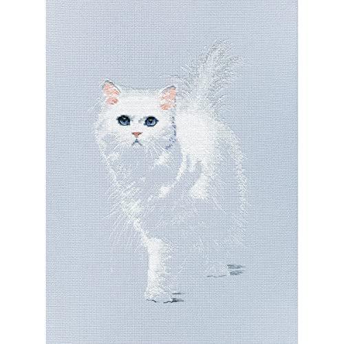 Wizardi RTO Cross Stitch Kit on Canvas Aida with Lightsome. Incredible Chart 6.89 * 11.02 inches M780. Awesome for Embroidery & Needlework Amateurs