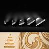 Leather Stamps - 1 Piece or Set of 5 Leather Stamping Tools in Stainless Steel (PZ3-5, one Piece) view 1