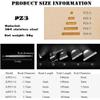 Leather Stamps - 1 Piece or Set of 5 Leather Stamping Tools in Stainless Steel (PZ3-5, one Piece) view 3