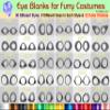 Sam the Canine, Foam Head Base and Eye Blank option for Fursuiting, For Furries and Cosplay DIY - FurryBay (Sam Head plus EB4 Eye Blanks) view 4