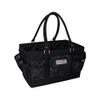 Everything Mary Deluxe Store & Tote Organizer Black & White Floral Craft Bag with Handle Collapsible Storage for Scrapbooking, Sewing, DIY Tools & Art Supplies view 1