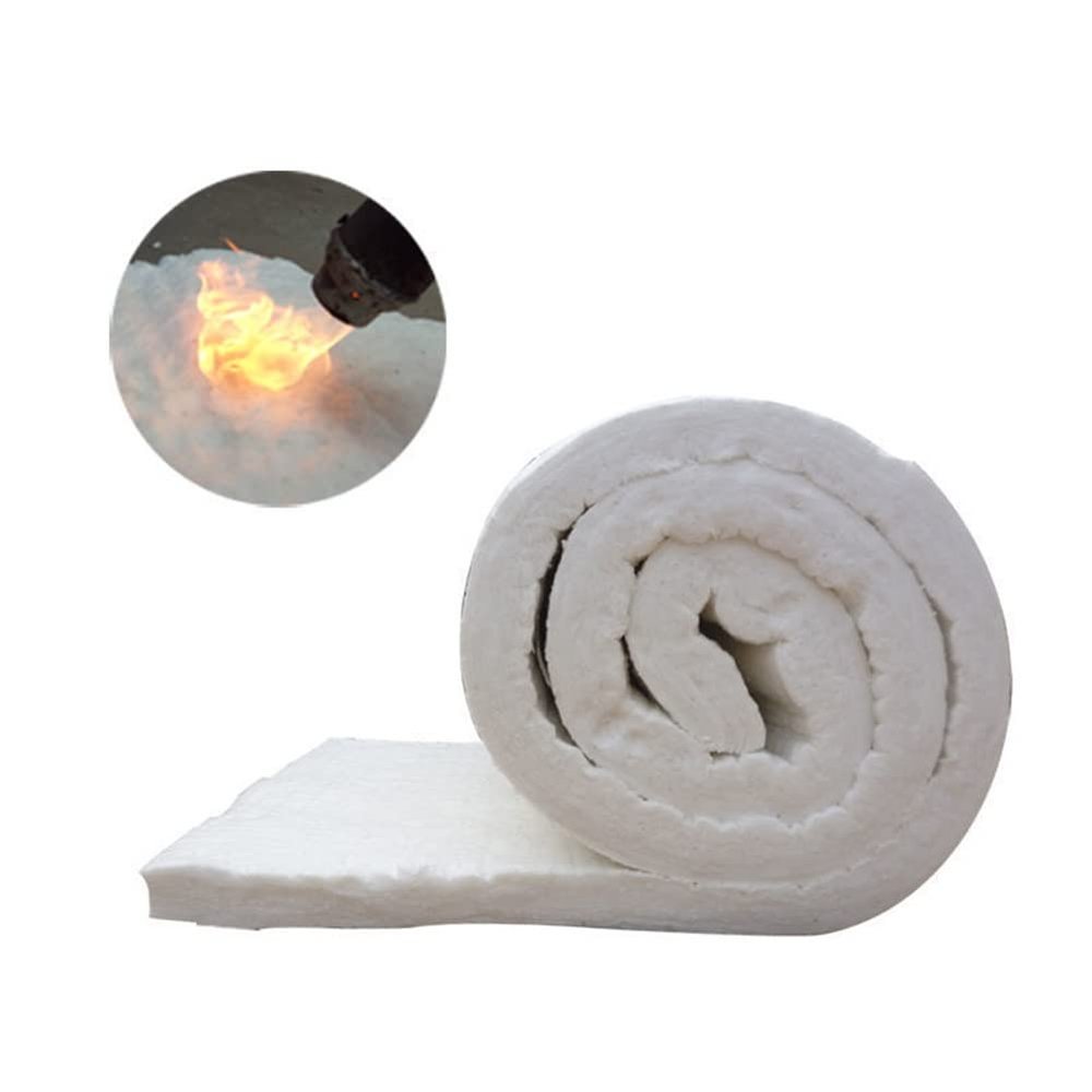 Ceramic Fiber Blanket - Insulation Baffle Fire Blanket - High Density Heat 2400F(1315C) - for Stoves, Kilns, Fire Bricks, Boilers, Blacksmithing, Pizza Ovens (Color : White, Size : 20MM-61x720cm)