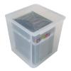 GROZ-BECKERT Needle in CKPSMS Clear Plastic box-100PCS DPx17MR 135X17MR 3355MR Curved Back Sewing Needles Compatible with/Replacement for Consew Brand 206RB,Singer Brand 211W(Needle Size:23/160) view 3