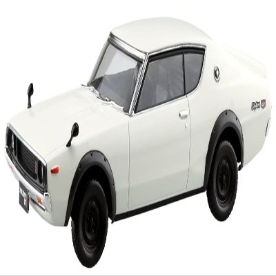 Aoshima Nissan C-110 Skyline GT-R (White) 1:32 Scale Plastic Model Kit