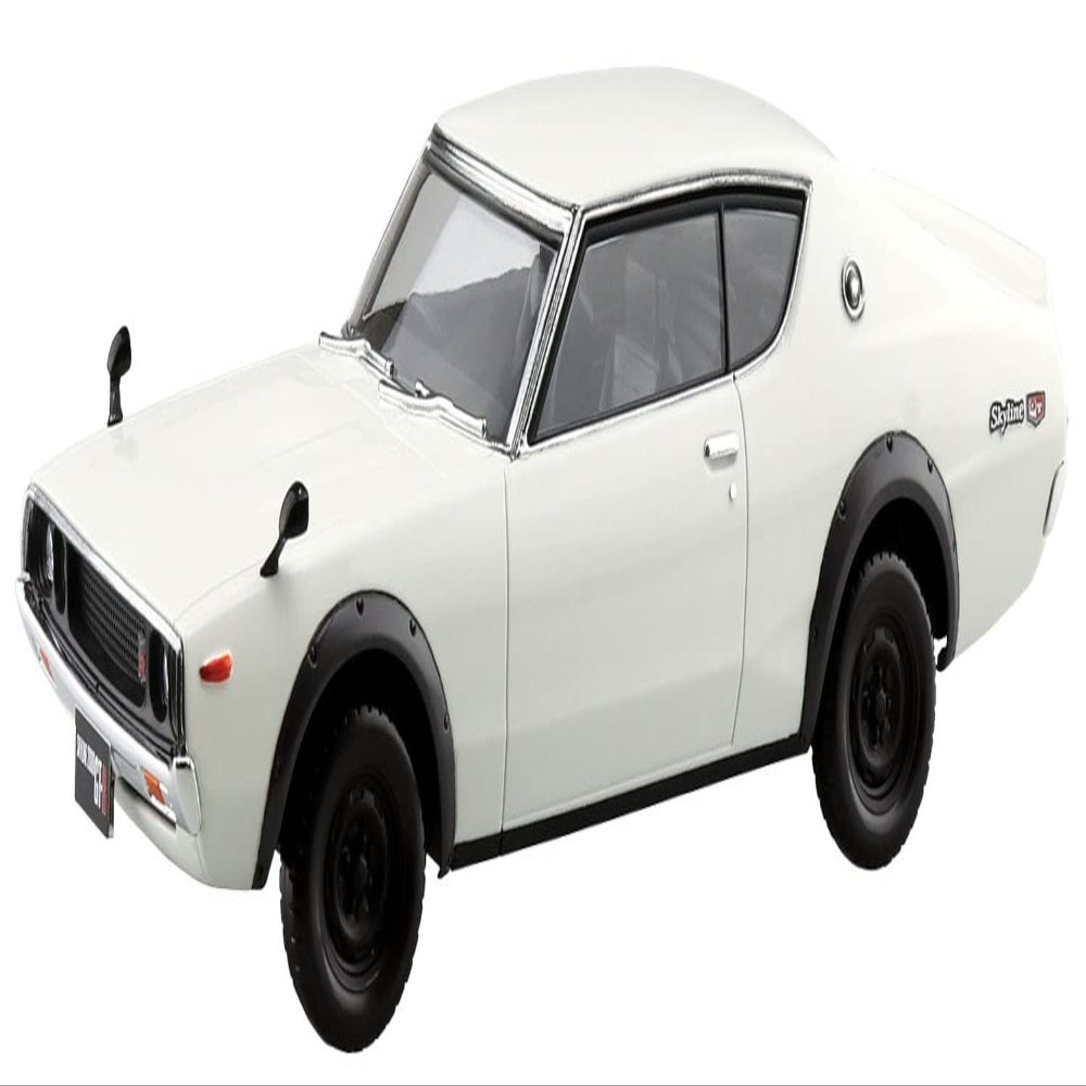 Aoshima Nissan C-110 Skyline GT-R (White) 1:32 Scale Plastic Model Kit