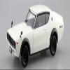 Aoshima Nissan C-110 Skyline GT-R (White) 1:32 Scale Plastic Model Kit view 2