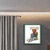 CaptainCrafts Cross Stitch Kits, Counted Cross Stitch Christmas Stockings Unpreprint 14CT Fabrics Embroidery Kits for Adults Beginners (Unpreprint 14CT, Herald Angels Stocking) view 2