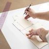 Manila Paper Roll for Pattern Making - 2X (0.11") Thick, White and Green Oak Tag Pattern Paper, Ideal for Preserving Your Designs (10 Yards X 48") view 4