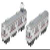 (TOMYTEC) Railway Collection Nagano Electric Railway 3500 Series N8 Retirement Commemorative Set of 2 Diorama Supplies view 1