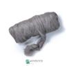 Kondoos Llama Wool roving (Similar to Alpaca), 1 lb. Best for Needle Felting, handcrafts and Spinning. Natural Colours, un-Dyed. (Light Gray PMG, 1lb) view 2