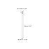 Patikil 200pcs Silver Plated Ball Head Pins - 24 Gauge 20mm Wire Head Pins for DIY Craft Jewelry view 2