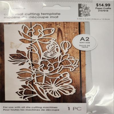 Momenta Butterfly Floral Card Edge Cutting Die