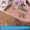 MECCANIXITY 200Pcs Flat Head Pins for Jewelry Making 25mm Brass Flat Head Pins Jewelry Head Pins for Craft Earring Bracelet Necklace Pendant Supplies 20 Gauge Silver view 4