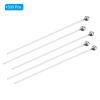 PATIKIL 500Pcs Silver Plated Ball Head Pins 50mm Wire Head Pins 22 Gauge Brass Round Ball Head Pins Metal End Head Pins for DIY Craft Necklaces Bracelets Earrings Jewelry Making view 3