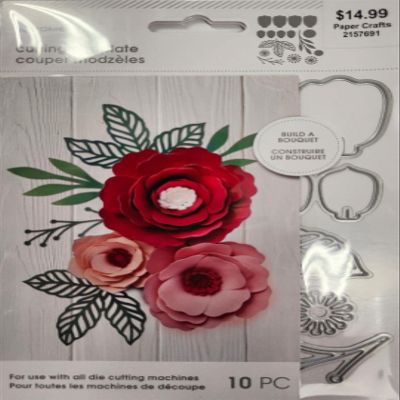 Momenta Layered 3D Florals Cutting Dies 10 pc Flowers