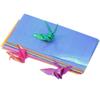 homeemoh 50 Sheets Single-Sided Glitter Origami Paper Iridescent Paper for Handcraft, Shinny Folding Paper for Kids Adults,Rectangle 2.8"x5.5" view 1