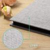 HoneyTolly Photo Album Self Adhesive Scrapbook 3x5 4x6 5x7 6x8 Magnetic Album DIY Scrap Book 11x10.6 Inch 40 Black Sticky Pages Linen Cover DIY Photo Album(Grey) view 4
