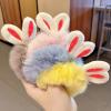 NOLITOY 20pcs Rabbit Ear Hair Clip Accessories, Plush Bunny Ears Hair Clip Making view 3