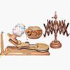 Wooden Yarn Winder and Swift Easily, Wind Skeins into Center-Pull Balls for Knitting and Crocheting, Efficient, Versatile, Knitting & Crochet Accessory (Winder, Swift & Yarn Bowl) view 1