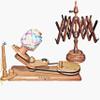 Wooden Yarn Winder and Swift Easily, Wind Skeins into Center-Pull Balls for Knitting and Crocheting, Efficient, Versatile, Knitting & Crochet Accessory (Winder, Swift & Yarn Bowl) view 2
