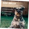 Vaguelly 2pcs Copper Pet Bells Creative Hanging Bells for Dogs Cats Sound Portable Decorative Pendants for Training Home view 4