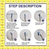 Yglnden Latch Hook Kits Rug Fox Crochet Yarn Cushion Colour Pre-Printed Canvas Rug Needlework DIY Hook and Latch Kit Christmas Home Decoration 52x38cm/20 X15inch view 4