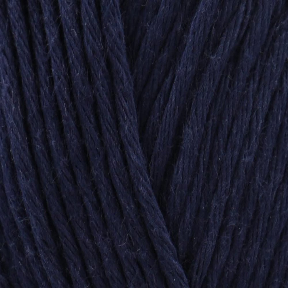 Drops Paris Aran Weight Yarn - 56 Colors - 100% Cotton - 50g Ball - 5mm Needle - 75m Length Color 28 Navy Blue