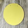 ONE (Gold Mirror) Laser Cut Acrylic (21 inch Diameter with Two Holes) Round Disc for Hanging: Smooth Edge Plexiglass Circle 1/8"(3mm) Thick for Parties/Weddings/Celebrations/Birthdays view 1