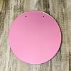 ONE (Rose Gold Mirror) Laser Cut Acrylic (10 inch Diameter with Two Holes) Round Disc for Hanging: Smooth Edge Plexiglass Circle 1/8"(3mm) Thick for Parties/Weddings/Celebrations/Birthdays view 1
